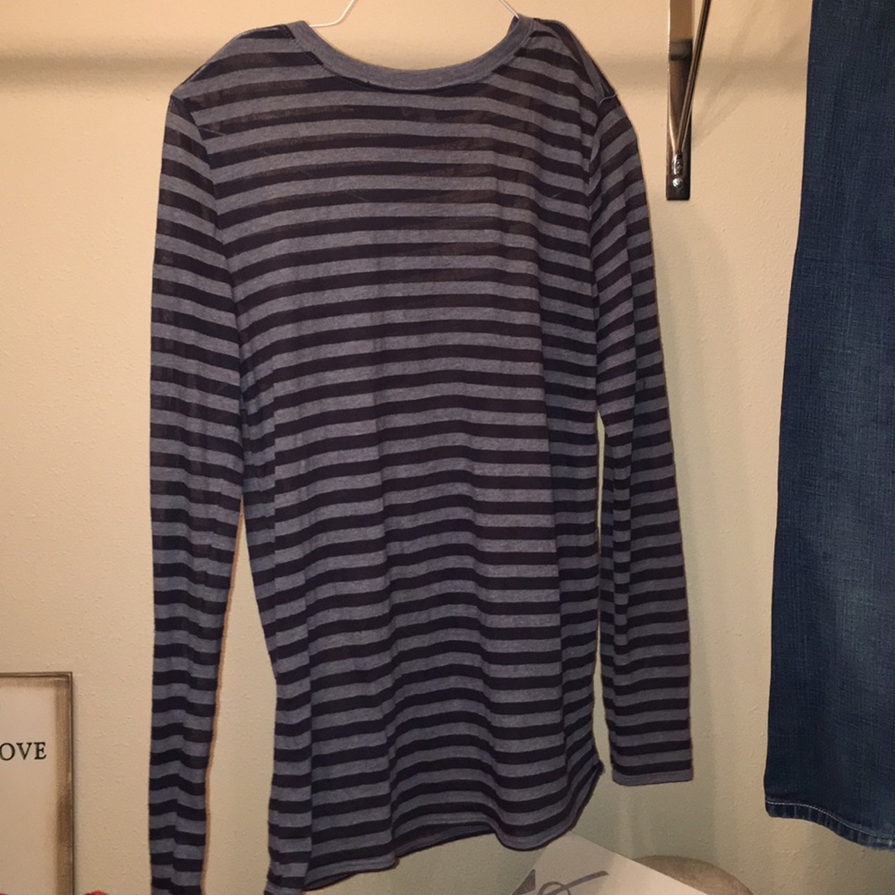 Black and gray long sleeve